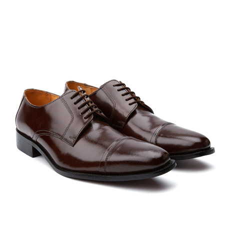 Eleganza // Cap Toe Lace-Up // Brown (US: 8)