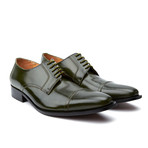 Eleganza // Cap Toe Lace-Up // Olive (US: 11)