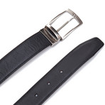 Double Face Belt // Black + Blue (45"L)