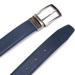 Double Face Belt // Blue + Bordeaux (45"L)