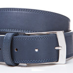 Square Tip Belt // Blue (45"L)