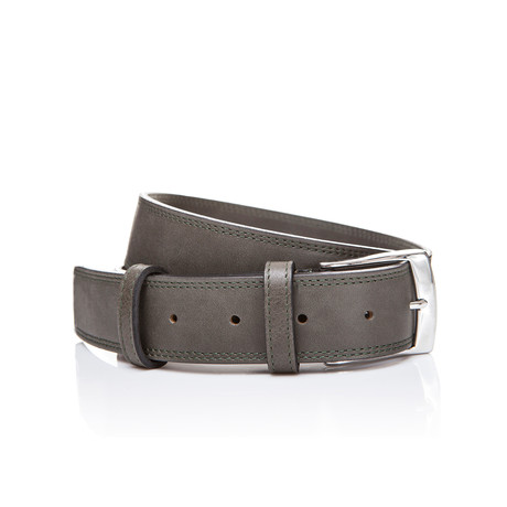 Square Tip Belt // Green (45"L)