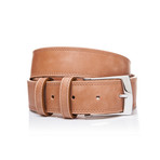 Square Tip Belt // Havana (45"L)