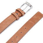 Square Tip Belt // Havana (45"L)