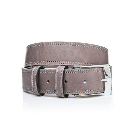 Square Tip Belt // Grey (45"L)