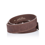 Square Tip Belt // Brown (45"L)