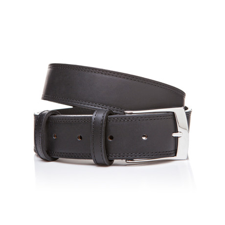 Square Tip Belt // Black (45"L)