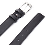 Square Tip Belt // Black (45"L)