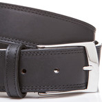 Square Tip Belt // Black (45"L)