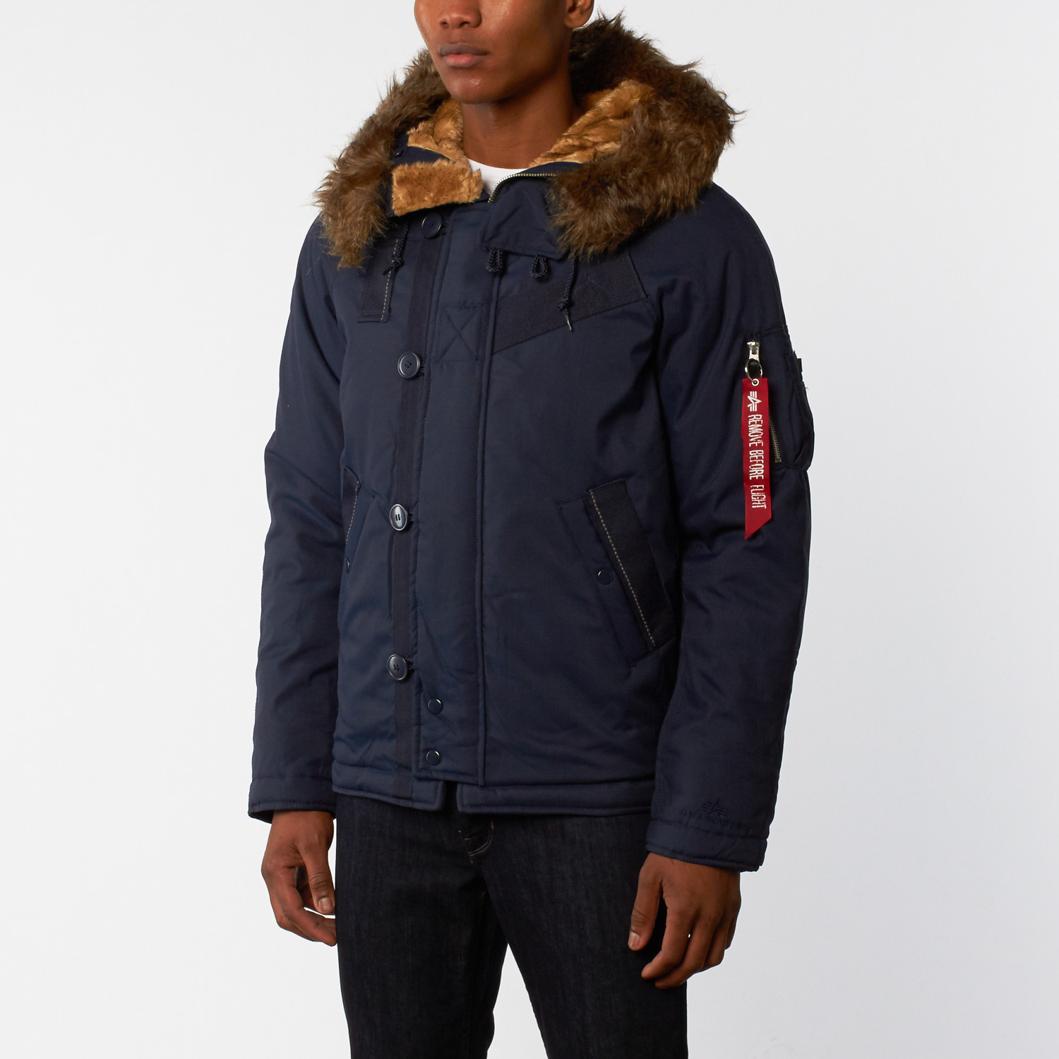 Alpha Industries // N-2B O1N Jacket // Replica Blue (M