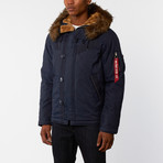 Alpha Industries // N-2B O1N Jacket // Replica Blue (XL)