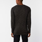 Random Access // Raino Long Sleeve V-Neck // Black (XL)