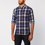 2-Ply Plaid Shirt  // Indigo (S)