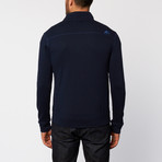 Duofold Zip Front Jacket // Navy (M)