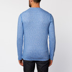 Dobby Stripe Soft Henley // Azul Blue (M)