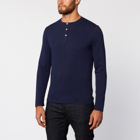 Duofold Soft Henley // Navy (S)