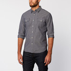 Dobby Chambray Shirt // Indigo (L)