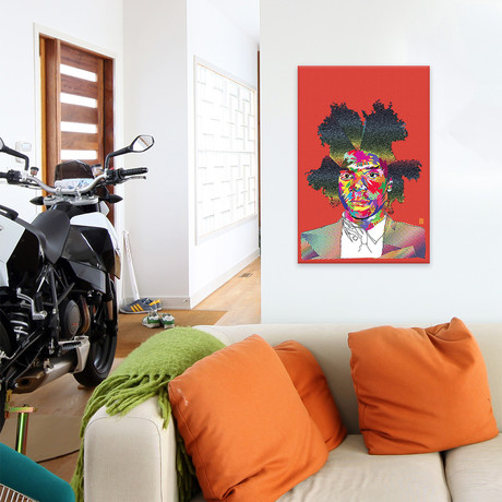 Basquiat by TECHNODROME1 (26"W x 18"H x 0.75"D)