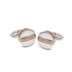 Cufflinks // Rose Gold Bar