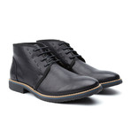 Lace-Up Chukka Boot // Black (US: 10.5)