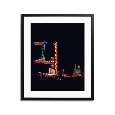 Harold Lloyd // Las Vegas at Night (16"L x 12"H)