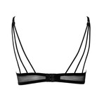 Sequin Demi Bra // Black (34D)