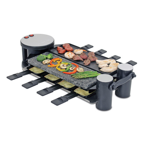 Swivel Raclette 8 Person Party Grill