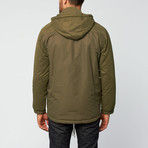 Hiker Drawstring Jacket // Army Green (2XL)