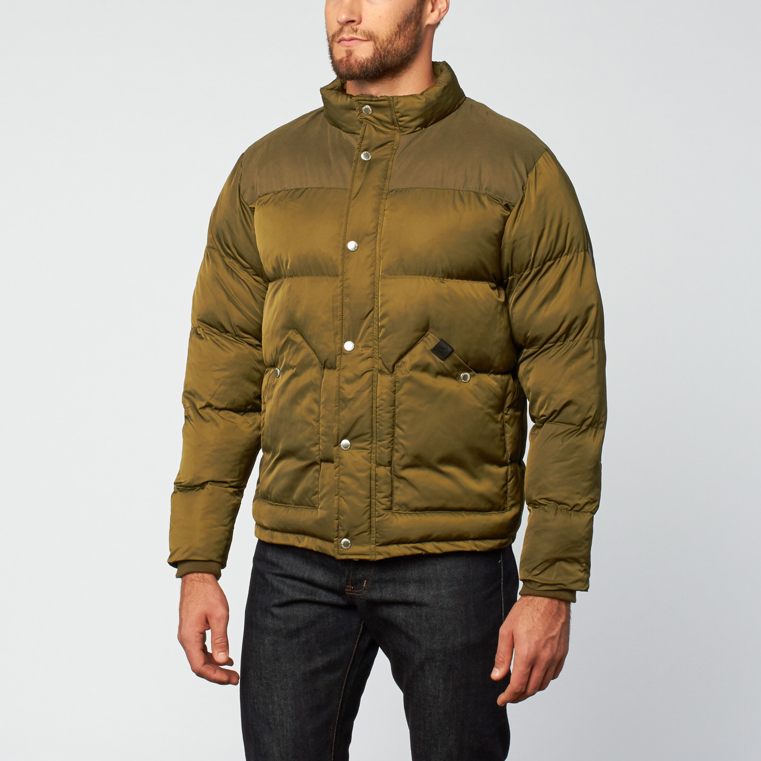 Canada Bubble Jacket // Army Green (S) - Fat Moose - Touch of Modern