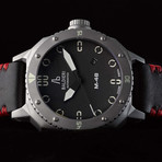 Alessandro Baldieri Magnum M-48 Automatic // AB0061-SSBKD (Black Leather Strap)
