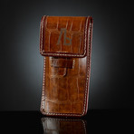 Italian Calf Leather Watch Pouch // Brown