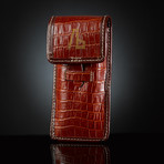 Italian Calf Leather Watch Pouch // Red