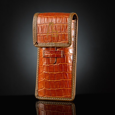 Italian Calf Leather Watch Pouch // Tan