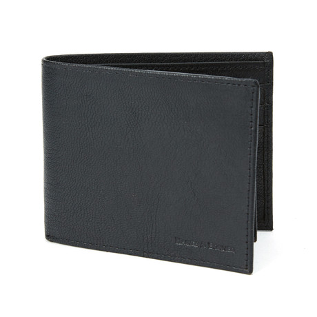 Haines & Bonner // Smooth Leather Passcase // Black