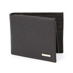 Haines & Bonner // Crosshatch Leather Passcase // Brown