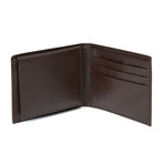 Haines & Bonner // Pebble Grain Leather Passcase // Brown