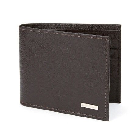 Haines & Bonner // Pebble Grain Leather Passcase // Brown