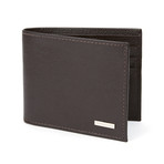 Haines & Bonner // Pebble Grain Leather Passcase // Brown