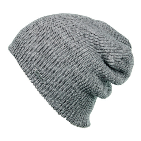 The Forte Slouchy Beanie // Grey