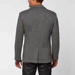 Adam Knit Blazer // Navy + Grey (M)