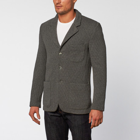 Adam Knit Blazer // Dark Grey (S)