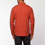 Tony Woven Long-Sleeve Shirt // Dark Sienna (XL)
