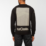 English Crew Neck Sweatshirt // Black (XL)