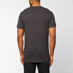Varley Knit Short-Sleeve Shirt // Dark Charcoal (L)