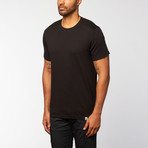 Varley Knit Short-Sleeve Shirt // Black (XL)