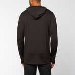 Kay Function Hooded Knit Shirt // Black (S)