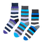 Accentuate the Stripes Classic Collection Sock Box // Pack of 3