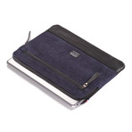 Slim iPad Sleeve // Black + Denim