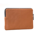 Leather Slim iPad Sleeve // Brown (iPad Mini)