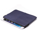 Leather Slim iPad Sleeve // Blue (iPad Mini)